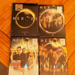 NWT and in Original Sealed Plastic Wrap Seasons 1-4 of "Heroes" DVD Format